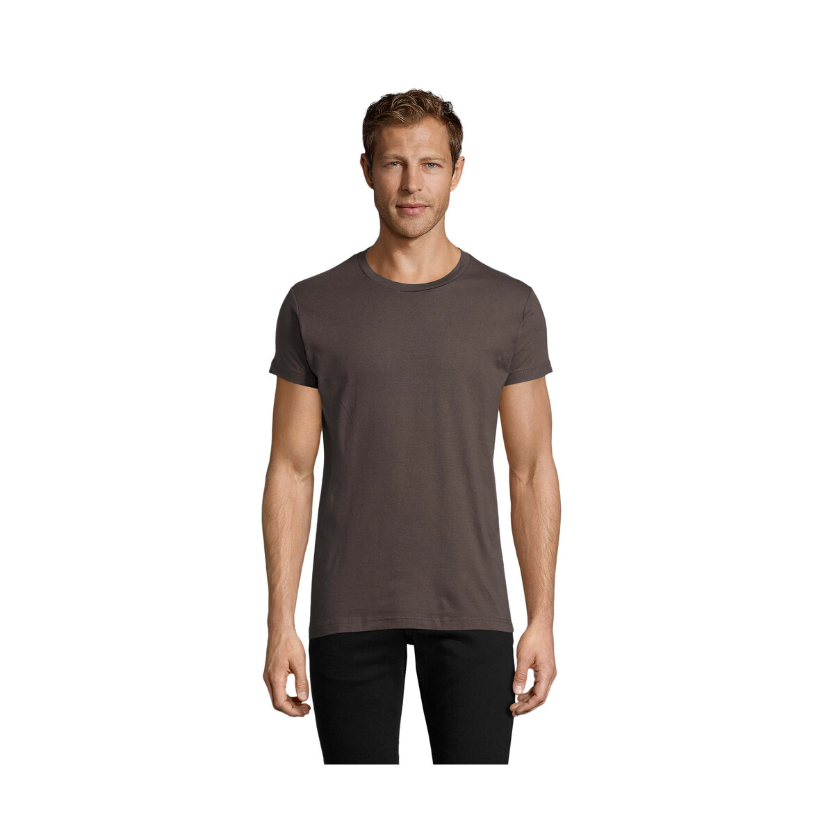 Koszulki z logo – regent fit męski 150g regent fit – ciemny szary – xl s00553-dg REGENT FIT MĘSKI 150g REGENT FIT - Ciemny Szary - XL s00553-dg