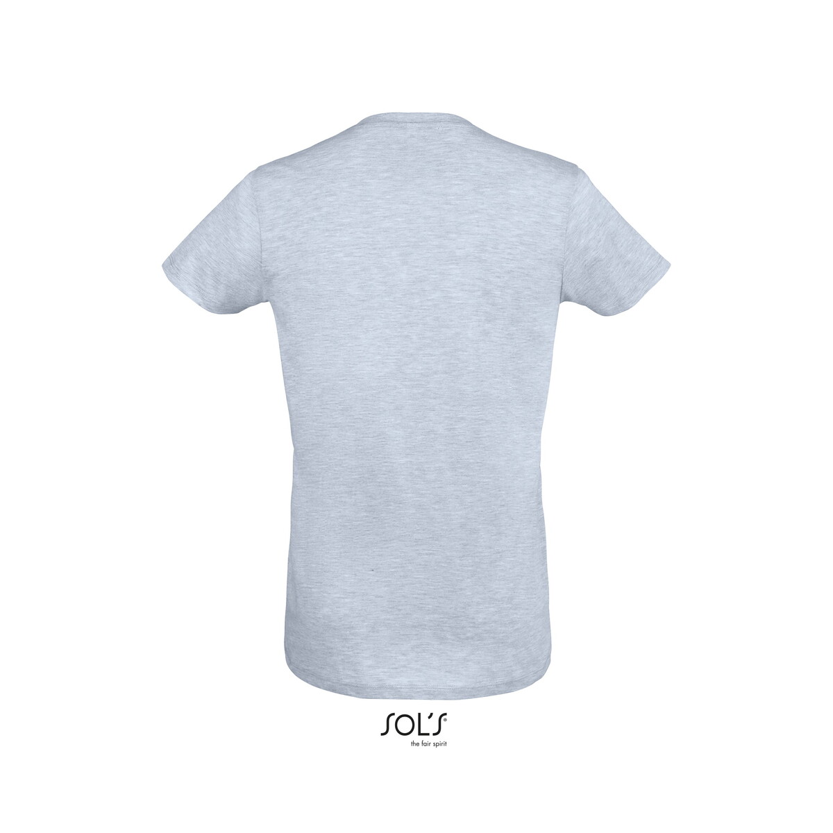 Koszulki z logo – regent fit męski 150g regent fit – heather sky – xl s00553-hs-back REGENT FIT MĘSKI 150g REGENT FIT - Heather Sky - XL s00553-hs-back