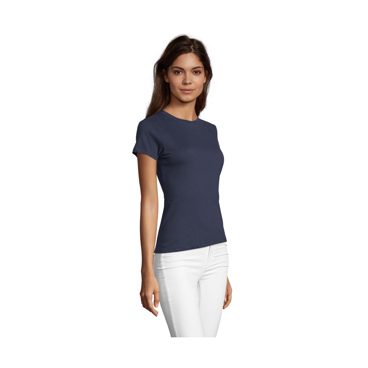 Koszulki z logo – regent fit women 150g regent fit women – french navy – xxl s02758-fn-side REGENT FIT WOMEN 150g REGENT FIT WOMEN - French Navy - XXL s02758-fn-side