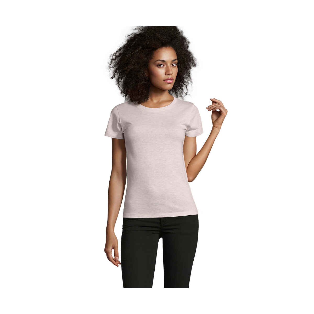 Koszulki z logo – regent fit women 150g regent fit women – heather pink – m s02758-hp REGENT FIT WOMEN 150g REGENT FIT WOMEN - Heather Pink - M s02758-hp