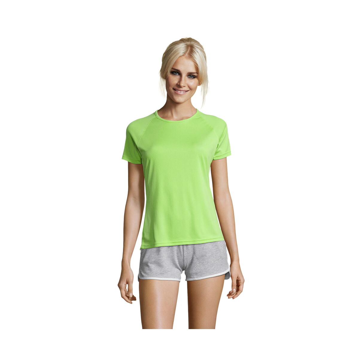Koszulki z logo – sporty damski t-shirt 140g sporty women – apple green – xl s01159-ag SPORTY Damski T-Shirt 140g SPORTY WOMEN - Apple Green - XL s01159-ag