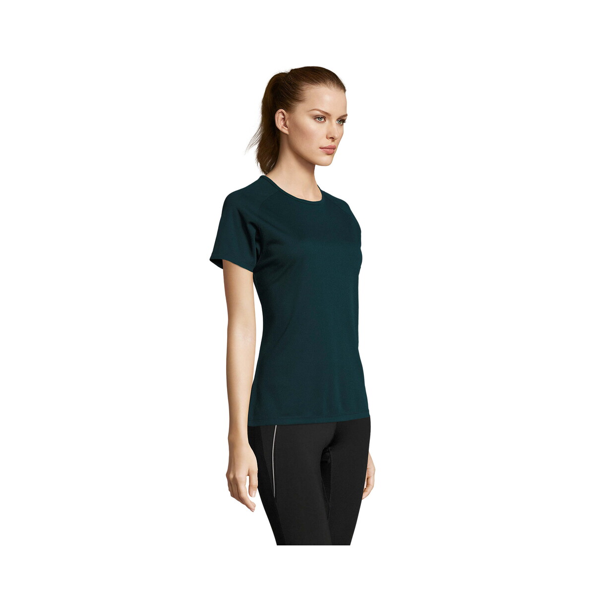 Koszulki z logo – sporty damski t-shirt 140g sporty women – błękit naftowy – xxl s01159-pb-side SPORTY Damski T-Shirt 140g SPORTY WOMEN - Błękit Naftowy - XXL s01159-pb-side