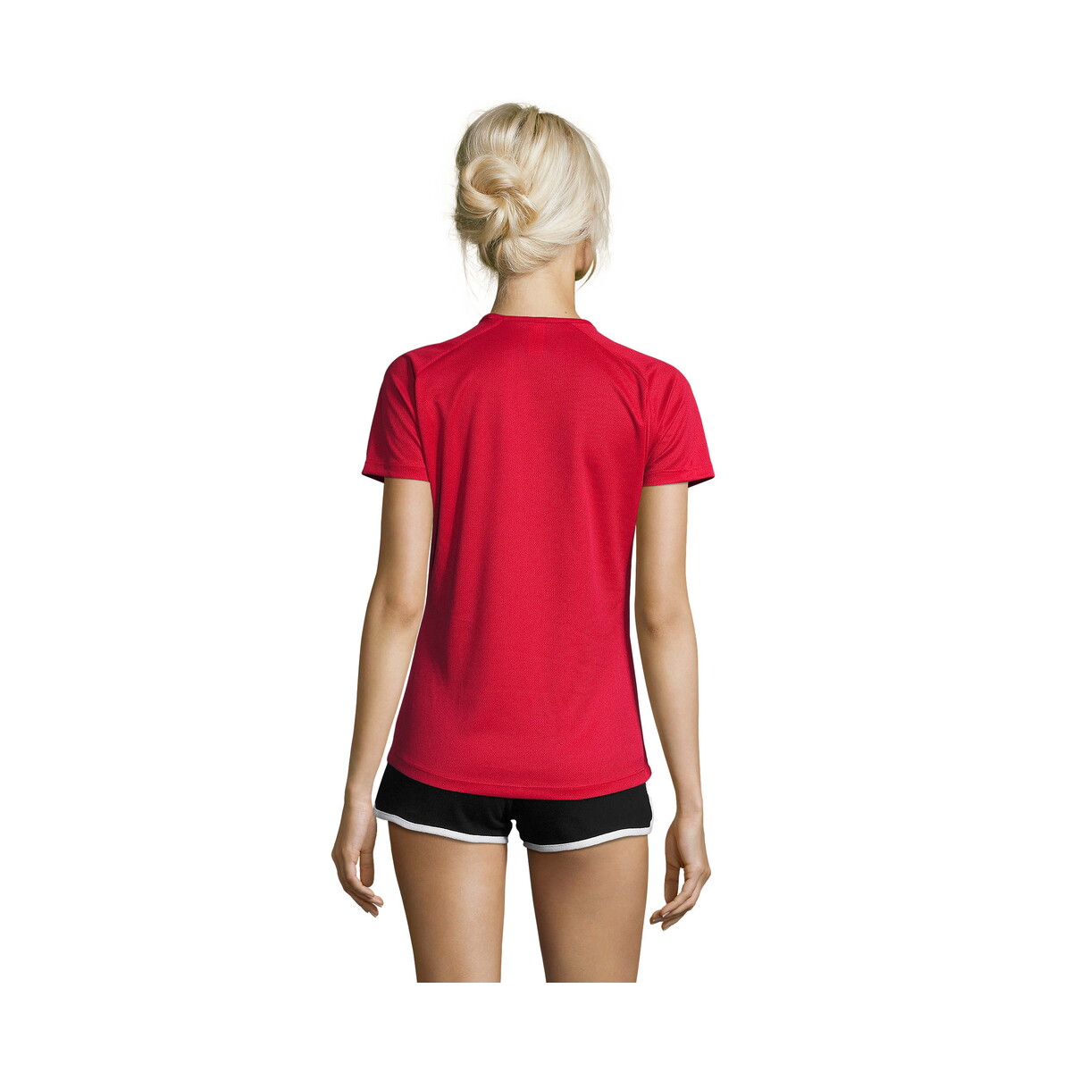 Koszulki z logo – sporty damski t-shirt 140g sporty women – czerwona – xxl s01159-rd-back SPORTY Damski T-Shirt 140g SPORTY WOMEN - Czerwona - XXL s01159-rd-back