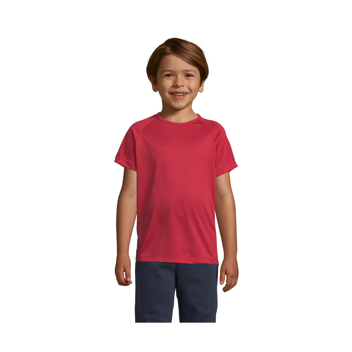 Koszulki z logo – sporty dziecięcy t-shirt sporty kids – czerwony – 3xl s01166-rd SPORTY Dziecięcy T-Shirt SPORTY KIDS - Czerwony - 3XL s01166-rd