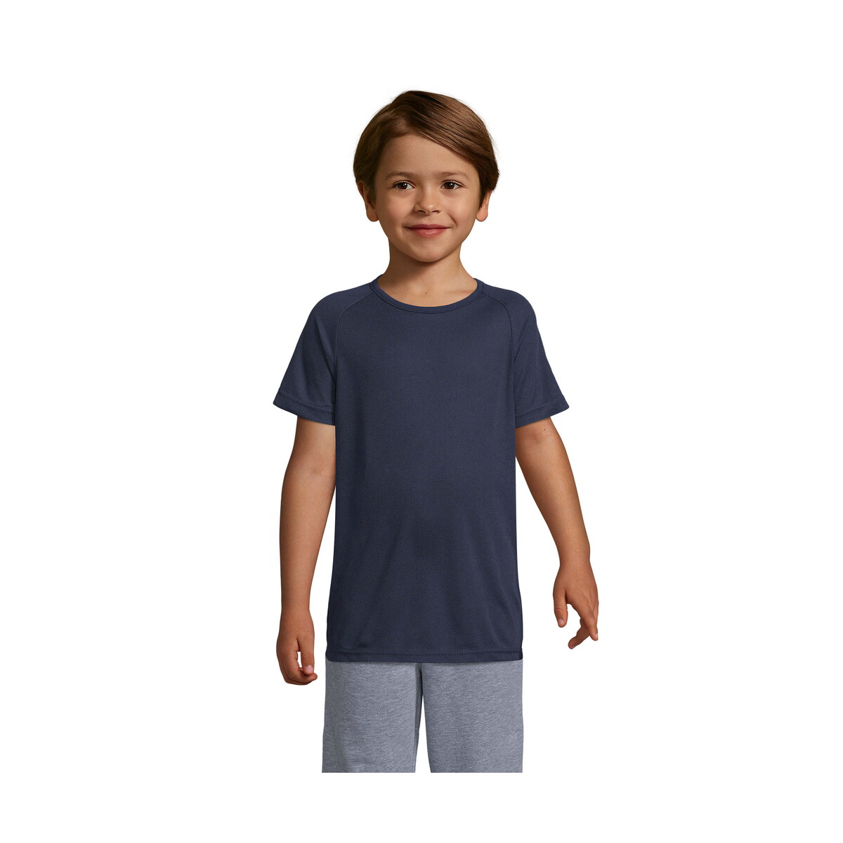 Koszulki z logo – sporty dziecięcy t-shirt sporty kids – french navy – 3xl s01166-fn SPORTY Dziecięcy T-Shirt SPORTY KIDS - French Navy - 3XL s01166-fn