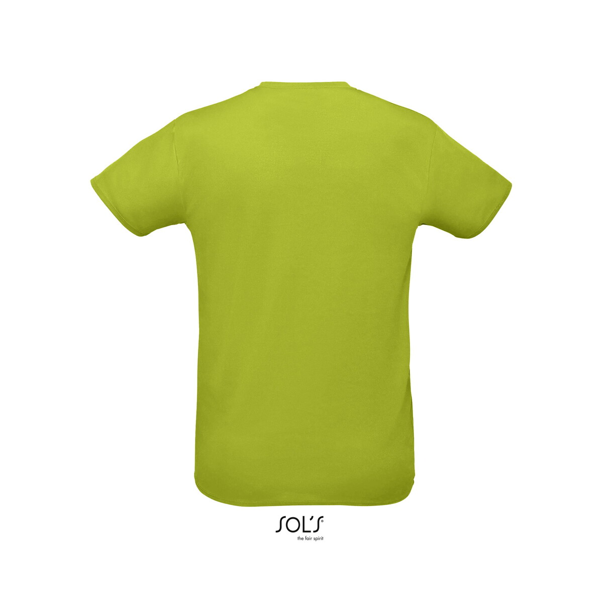 Koszulki z logo – sprint uni t-shirt 130g sprint – apple green – m s02995-ag-back SPRINT UNI T-SHIRT 130g SPRINT - Apple Green - M s02995-ag-back