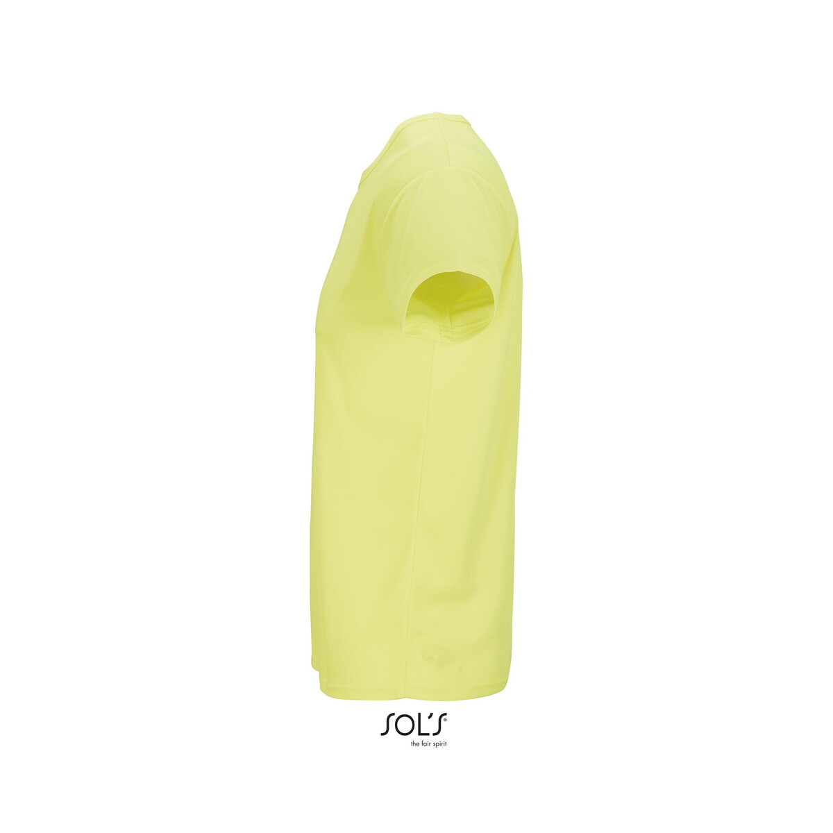 Koszulki z logo – sprint uni t-shirt 130g sprint – neon yellow – xxs s02995-ne-side SPRINT UNI T-SHIRT 130g SPRINT - Neon Yellow - XXS s02995-ne-side