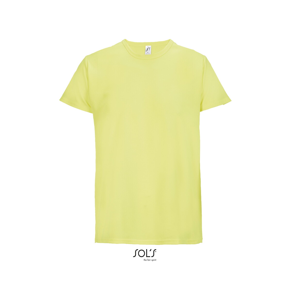 Koszulki z logo – sprint uni t-shirt 130g sprint – neon yellow – xxs s02995-ne SPRINT UNI T-SHIRT 130g SPRINT - Neon Yellow - XXS s02995-ne