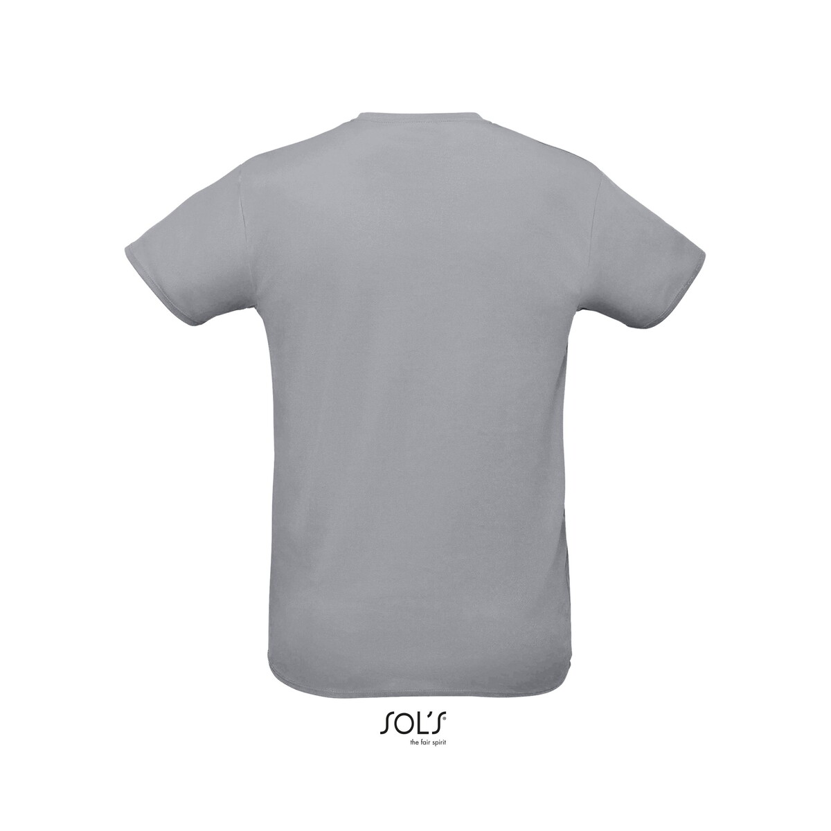 Koszulki z logo – sprint uni t-shirt 130g sprint – pure grey – l s02995-pg-back SPRINT UNI T-SHIRT 130g SPRINT - Pure Grey - L s02995-pg-back