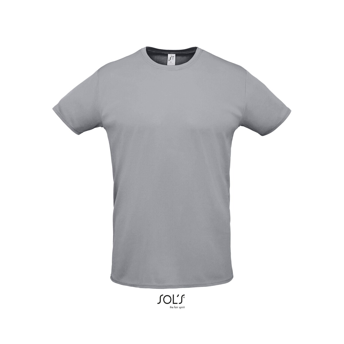 Koszulki z logo – sprint uni t-shirt 130g sprint – pure grey – l s02995-pg SPRINT UNI T-SHIRT 130g SPRINT - Pure Grey - L s02995-pg