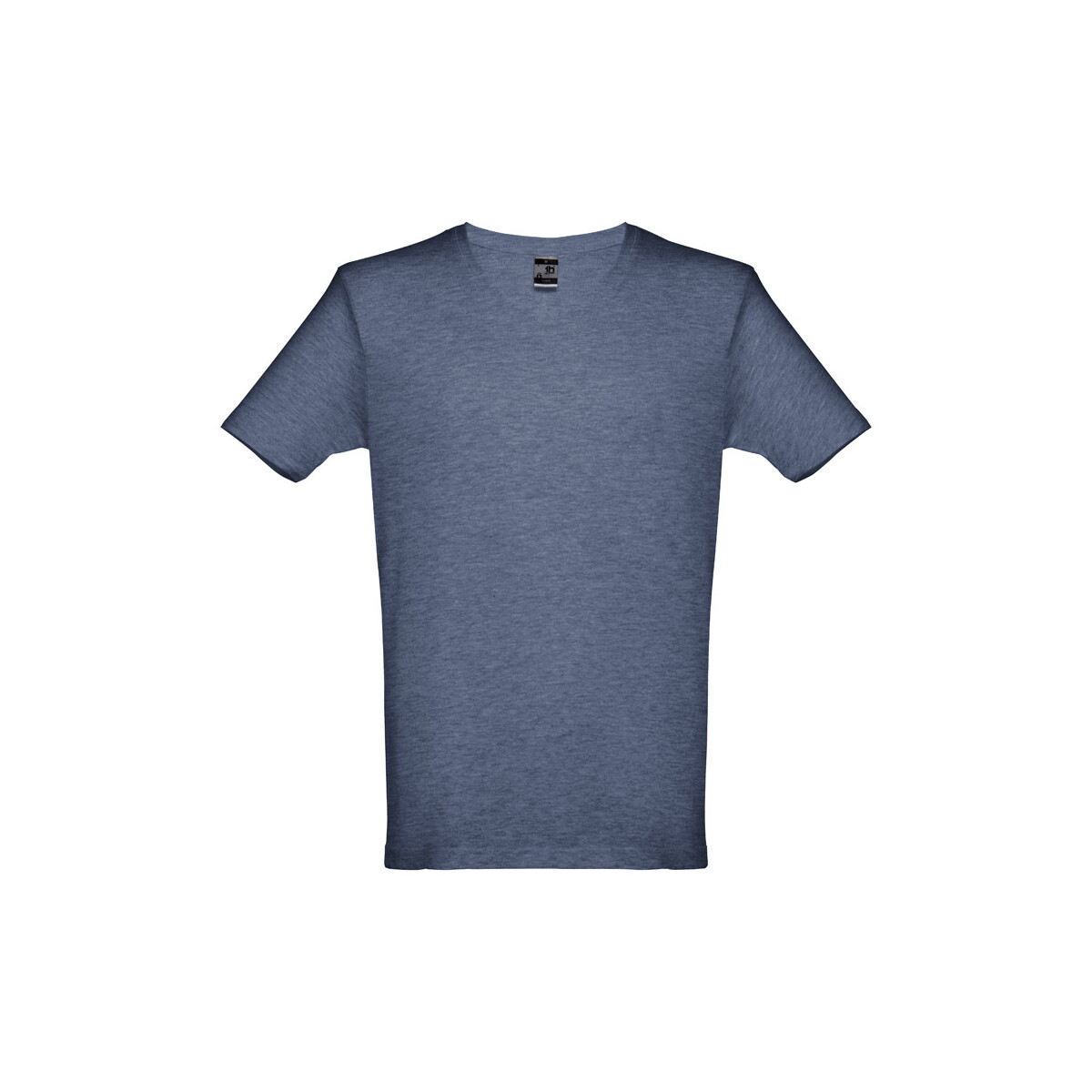 Koszulki z logo – thc athens ii. męski t-shirt – niebieski melanż 11160_194-a THC ATHENS II. Męski t-shirt - Niebieski melanż 11160_194-a
