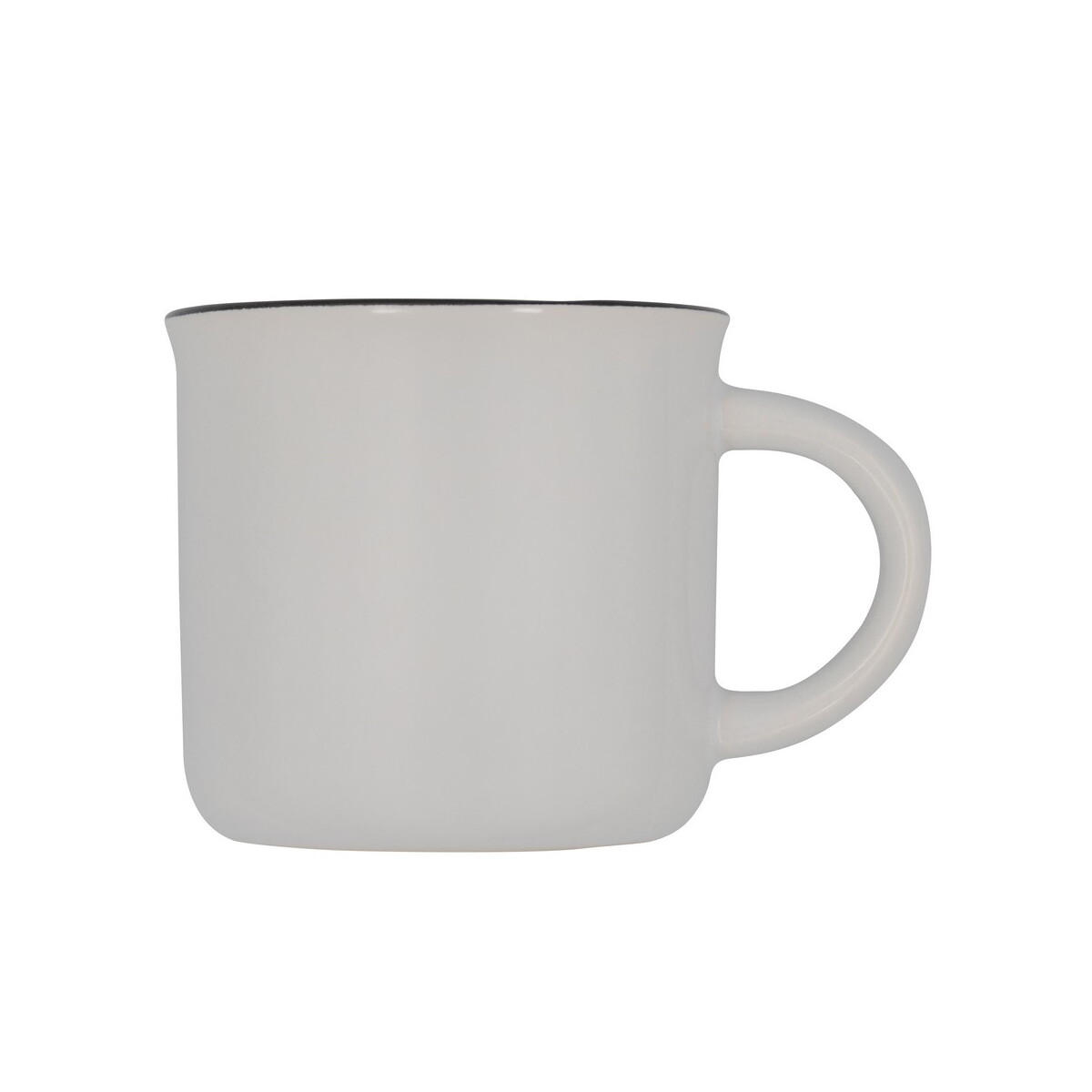 Kubki z logo – kubek ceramiczny 280 ml | lini – biały VA905-02_ISL01 Kubek ceramiczny 280 ml | Lini - biały VA905-02_ISL01