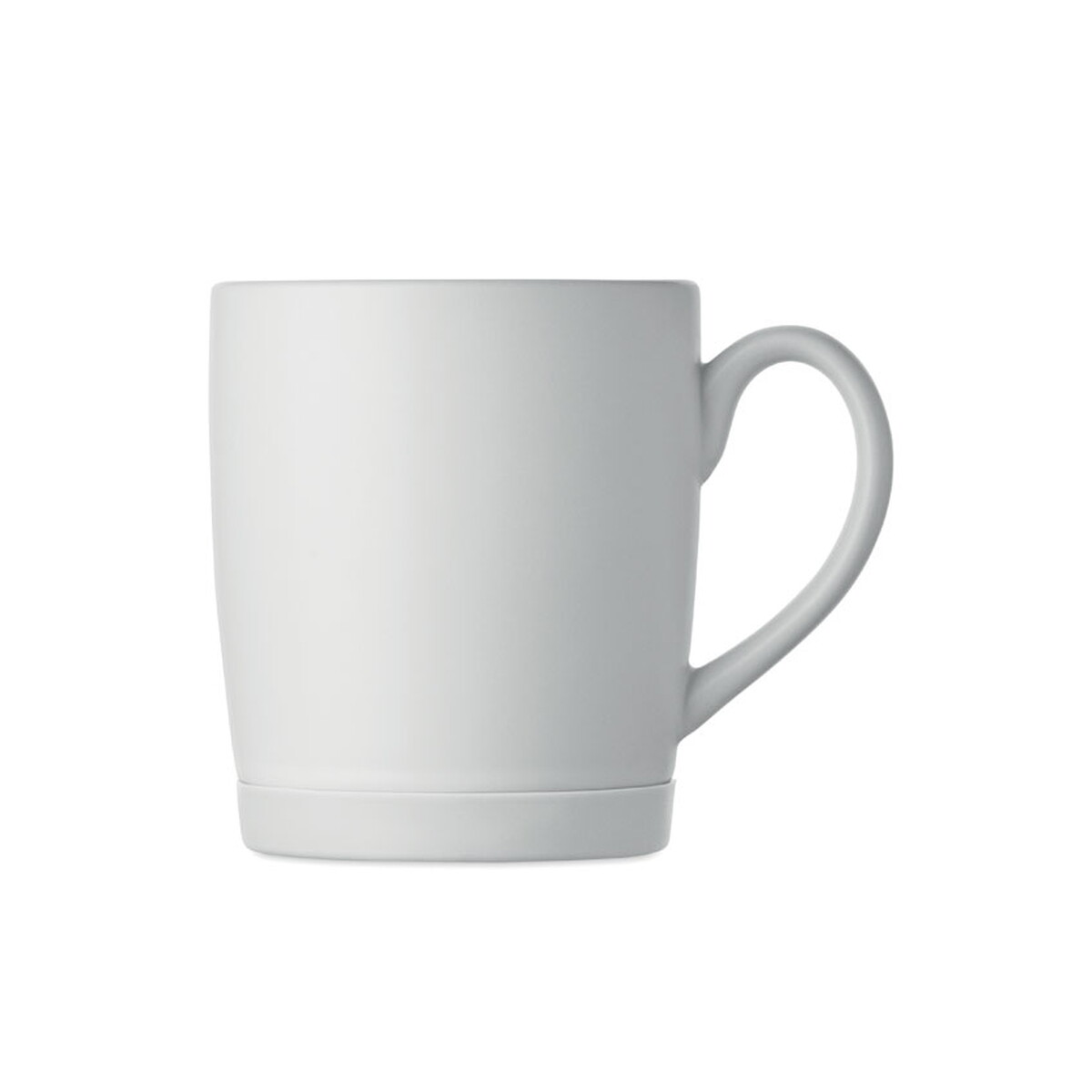 Kubki z logo – kubek ceramiczny 300ml silbase – biały mo2958-06-side Kubek ceramiczny 300ml SILBASE - biały mo2958-06-side