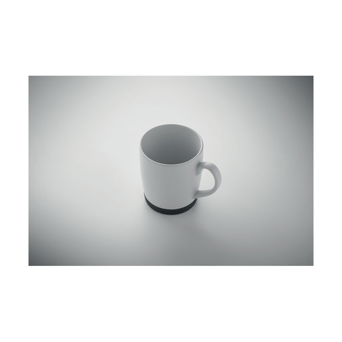 Kubki z logo – kubek ceramiczny 300ml silbase – czarny mo2958-03-detail Kubek ceramiczny 300ml SILBASE - czarny mo2958-03-detail