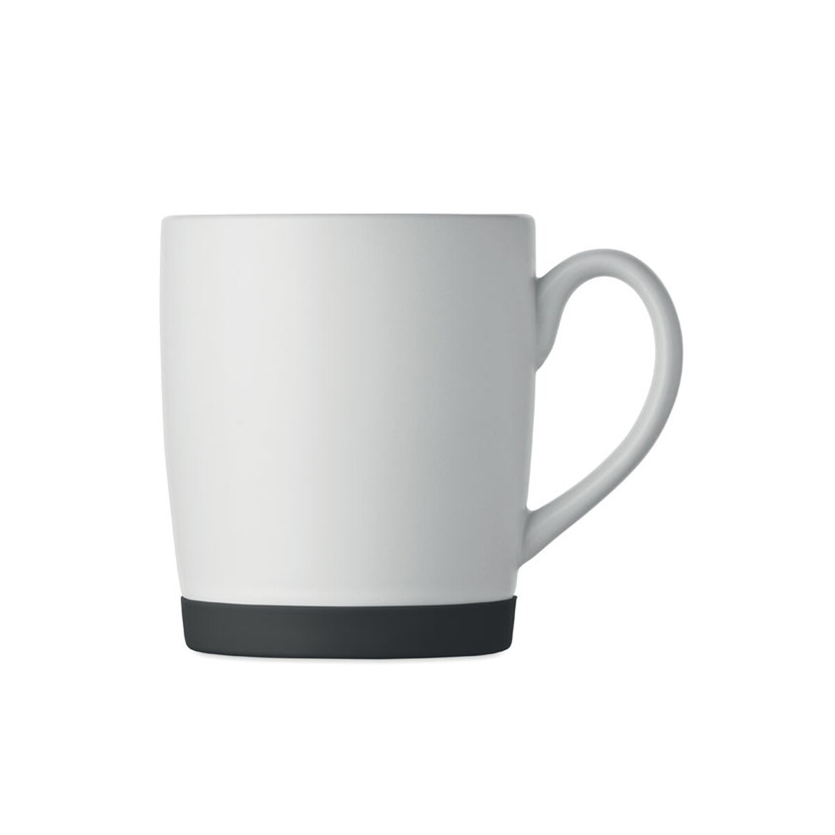 Kubki z logo – kubek ceramiczny 300ml silbase – czarny mo2958-03-side Kubek ceramiczny 300ml SILBASE - czarny mo2958-03-side
