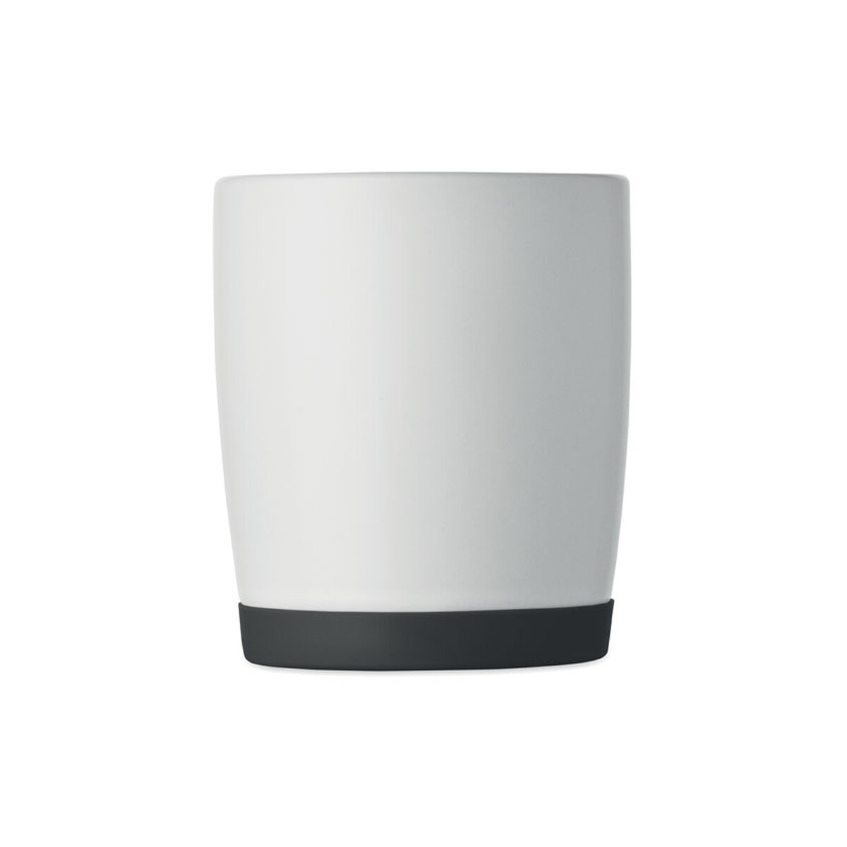 Kubki z logo – kubek ceramiczny 300ml silbase – czarny mo2958-03-top Kubek ceramiczny 300ml SILBASE - czarny mo2958-03-top