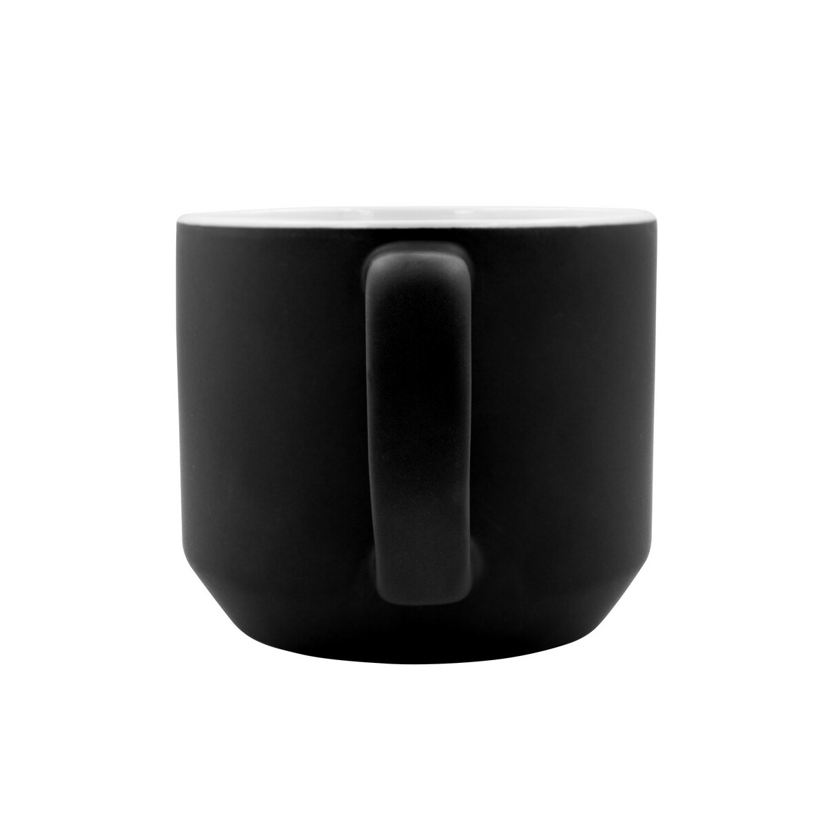 Kubki z logo – kubek ceramiczny 330 ml | everika – czarny VA903-03_IBK01 Kubek ceramiczny 330 ml | Everika - czarny VA903-03_IBK01