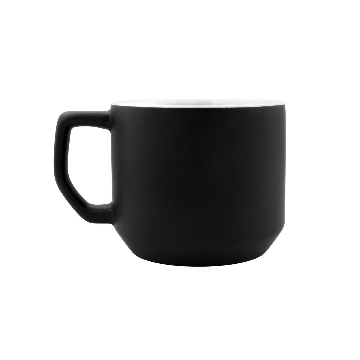 Kubki z logo – kubek ceramiczny 330 ml | everika – czarny VA903-03_ISL01 Kubek ceramiczny 330 ml | Everika - czarny VA903-03_ISL01