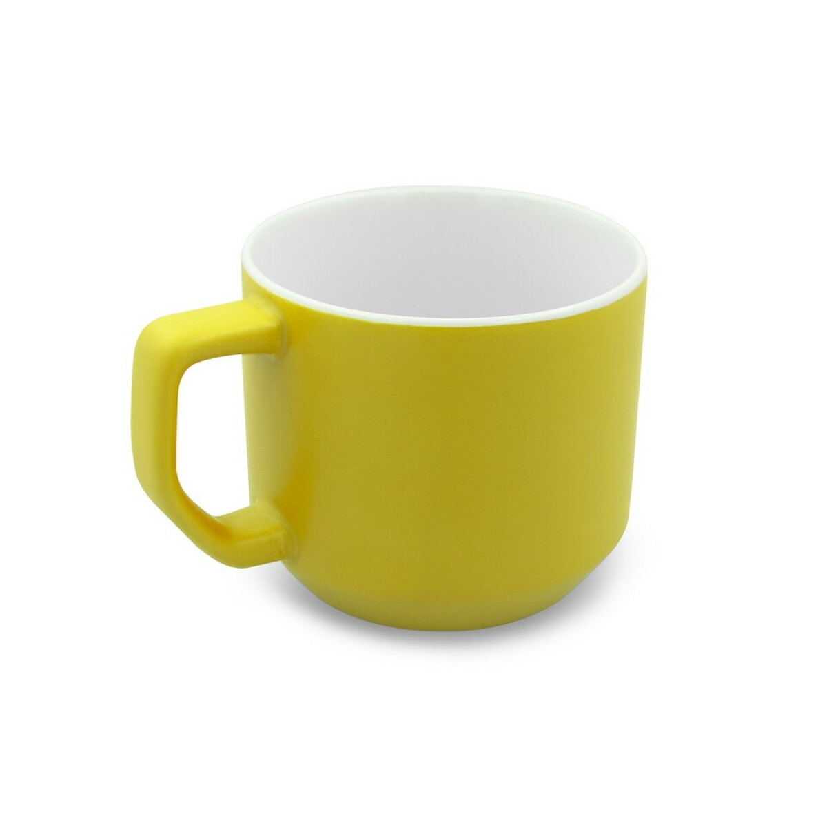 Kubek ceramiczny 330 ml | Everika - żółty VA903-08_AAA01