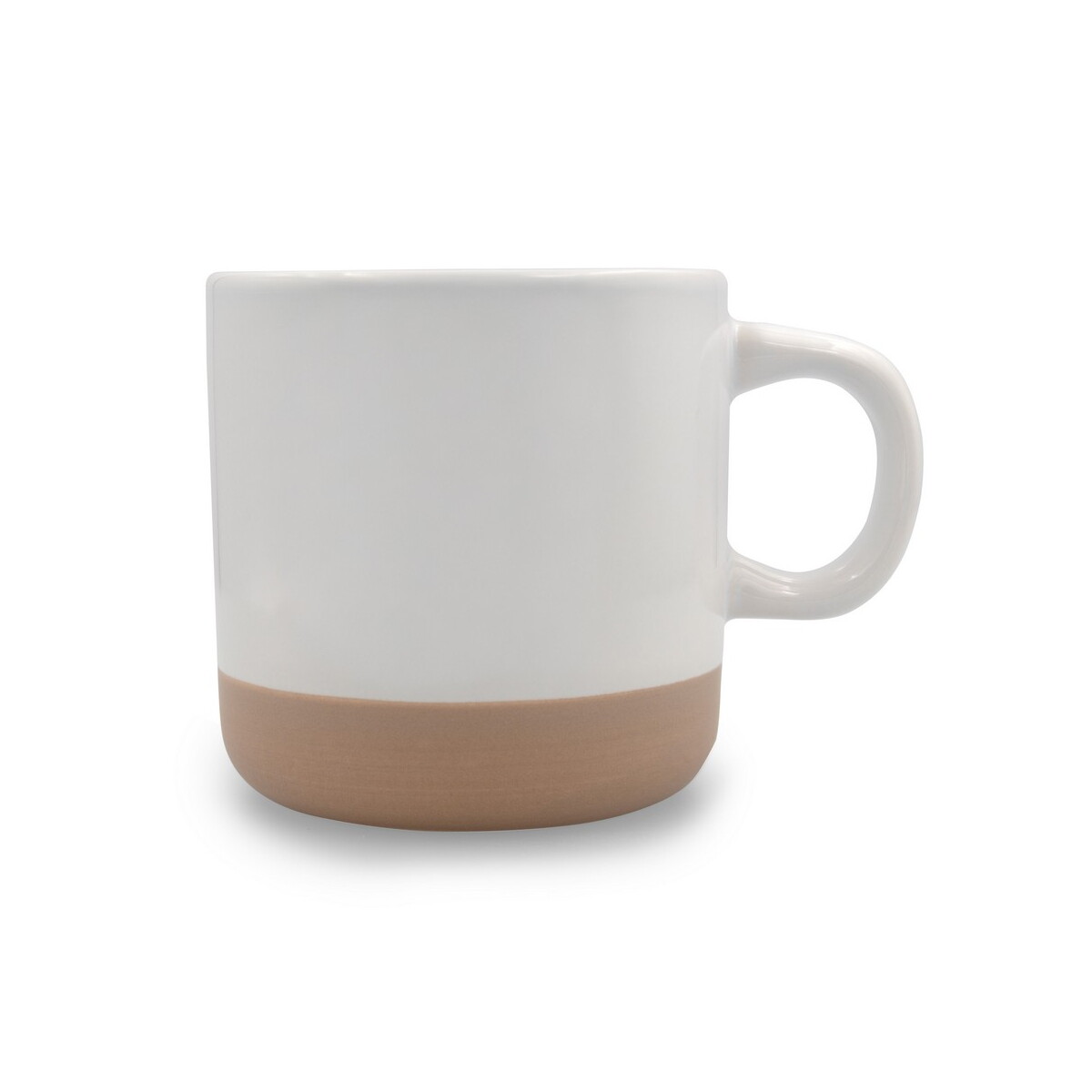 Kubki z logo – kubek ceramiczny 340 ml | aato – biały VA904-02_ISL01 Kubek ceramiczny 340 ml | Aato - biały VA904-02_ISL01