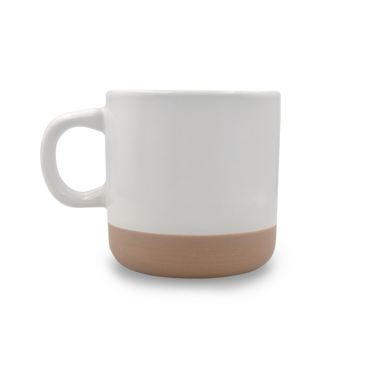 Kubki z logo – kubek ceramiczny 340 ml | aato – biały VA904-02_ISR01 Kubek ceramiczny 340 ml | Aato - biały VA904-02_ISR01