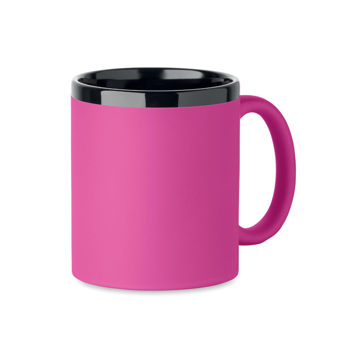 Kubki z logo – kubek ceramiczny laser 300ml ruby – fuksja mo2719-38 Kubek ceramiczny laser 300ml RUBY - fuksja mo2719-38