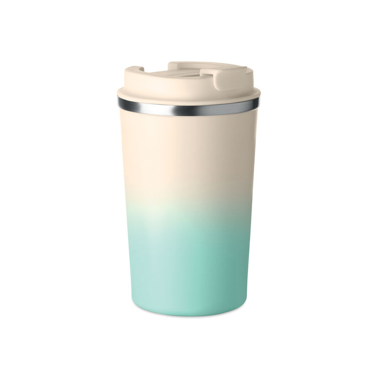 Kubek dwuścienny 350 ml BRACE+ - miętowy zielony mo2885-77