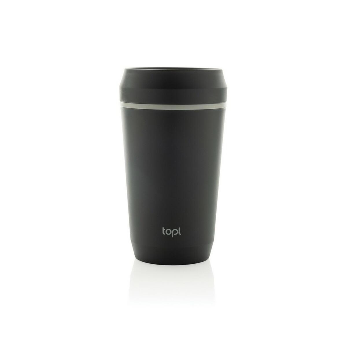 Kubki z logo – kubek podróżny 354 ml topl – szary VTO03-19_RBTGP12CH__B_1 Kubek podróżny 354 ml Topl - szary VTO03-19_RBTGP12CH__B_1