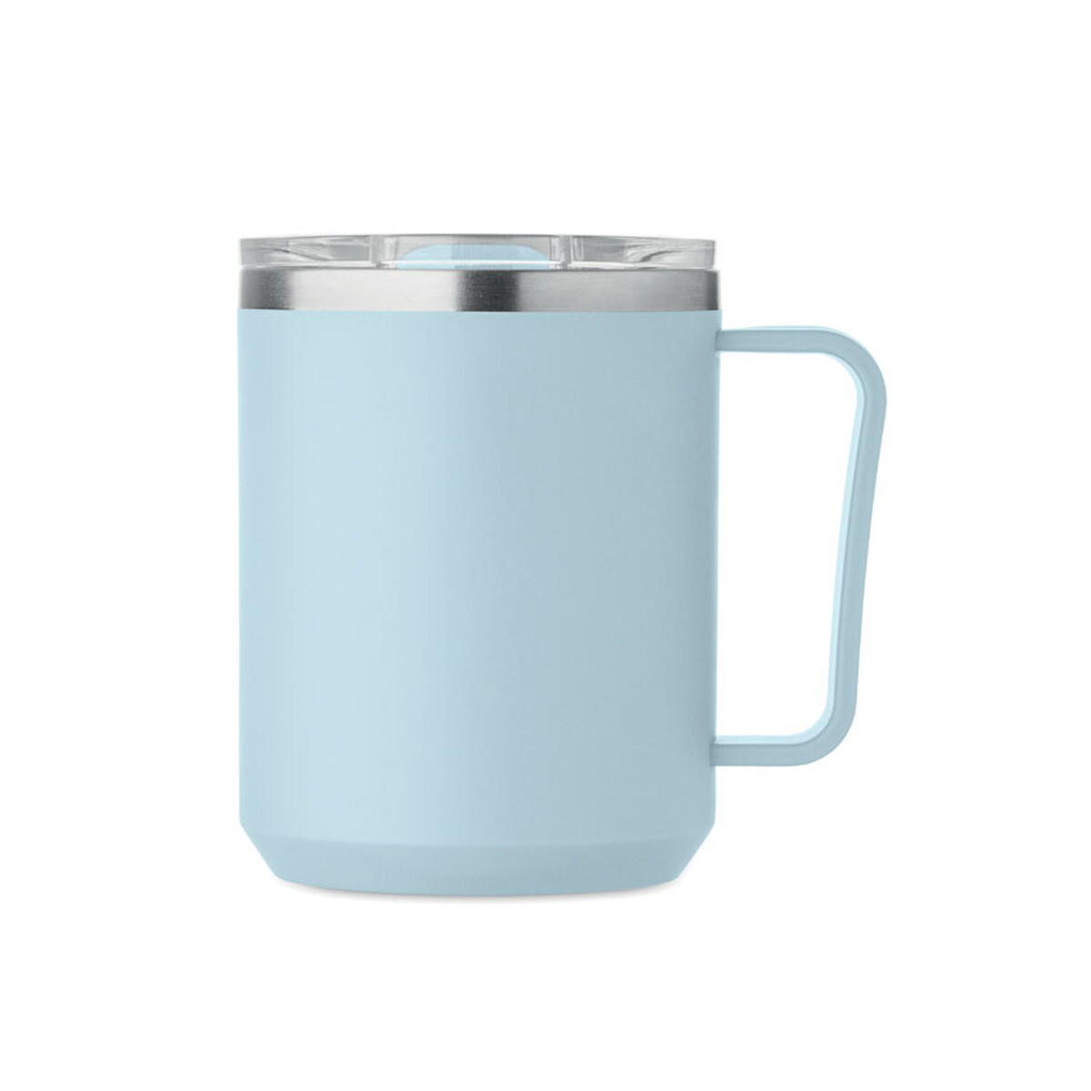 Kubki z logo – kubek z 2 ściankami 400 ml cocoa – baby blue mo2900-66-open Kubek z 2 ściankami 400 ml COCOA - baby blue mo2900-66-open