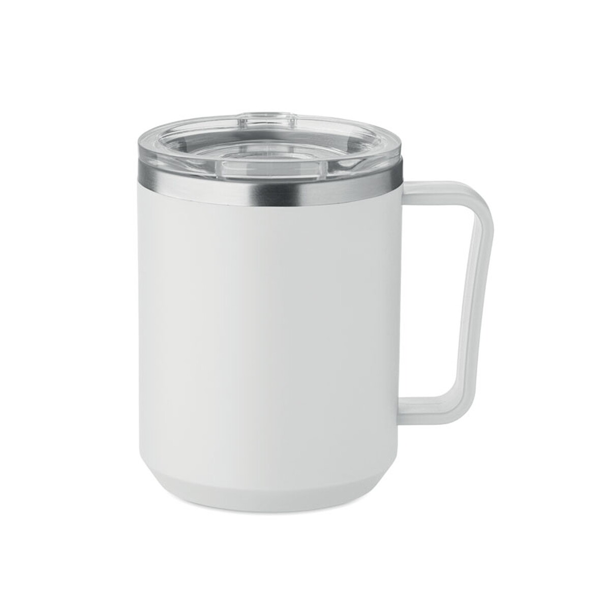 Kubki z logo – kubek z 2 ściankami 400 ml cocoa – biały mo2900-06 Kubek z 2 ściankami 400 ml COCOA - biały mo2900-06