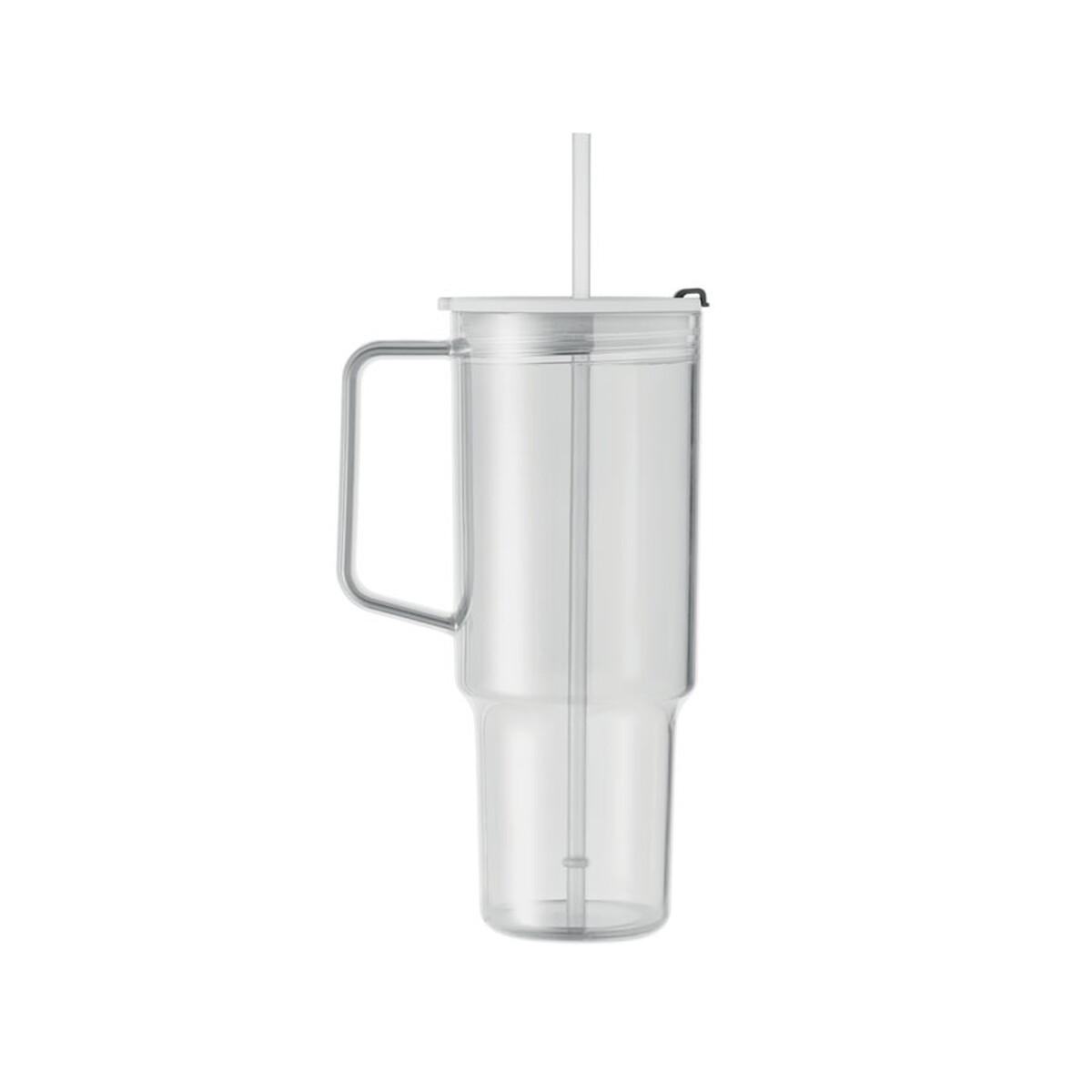 Kubki z logo – kubek z rpet 1200ml mugora – przezroczysty mo2964-22-side Kubek z RPET 1200ml MUGORA - przezroczysty mo2964-22-side