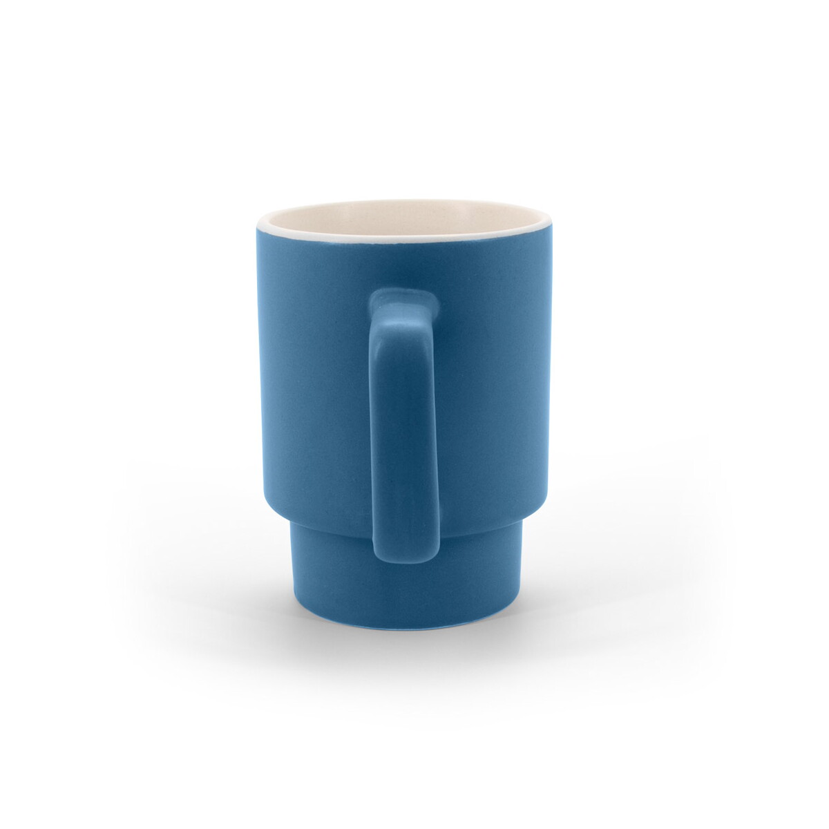 Kubki z logo – kuerten. ceramiczny kubek z matowym wykończeniem, 330 ml – granatowy 94391_104-a KUERTEN. Ceramiczny kubek z matowym wykończeniem, 330 ml - Granatowy 94391_104-a