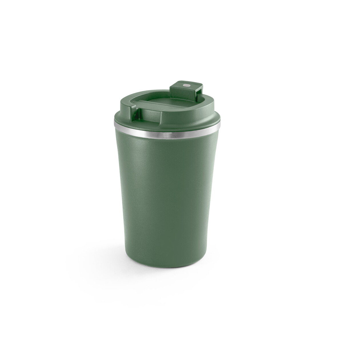 Kubki z logo – phelps. kubek podróżny 470 ml ze stali nierdzewnej i pp – wojskowy zielony 94772_149 PHELPS. Kubek podróżny 470 ml ze stali nierdzewnej i PP - Wojskowy zielony 94772_149