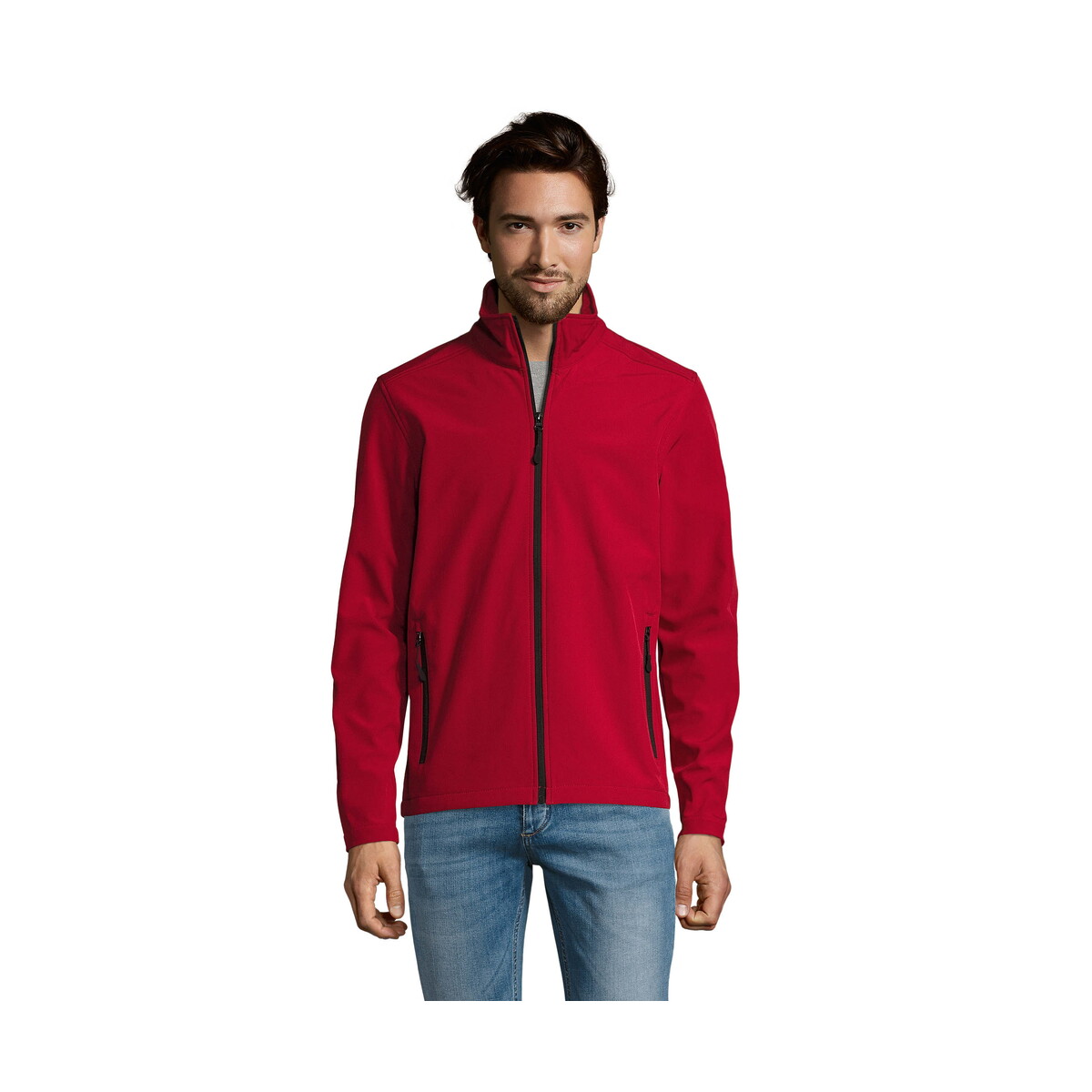 Kurtki z logo – race męski softshell race men – czerwony pieprz – m s01195-pe RACE męski softshell RACE MEN - Czerwony Pieprz - M s01195-pe