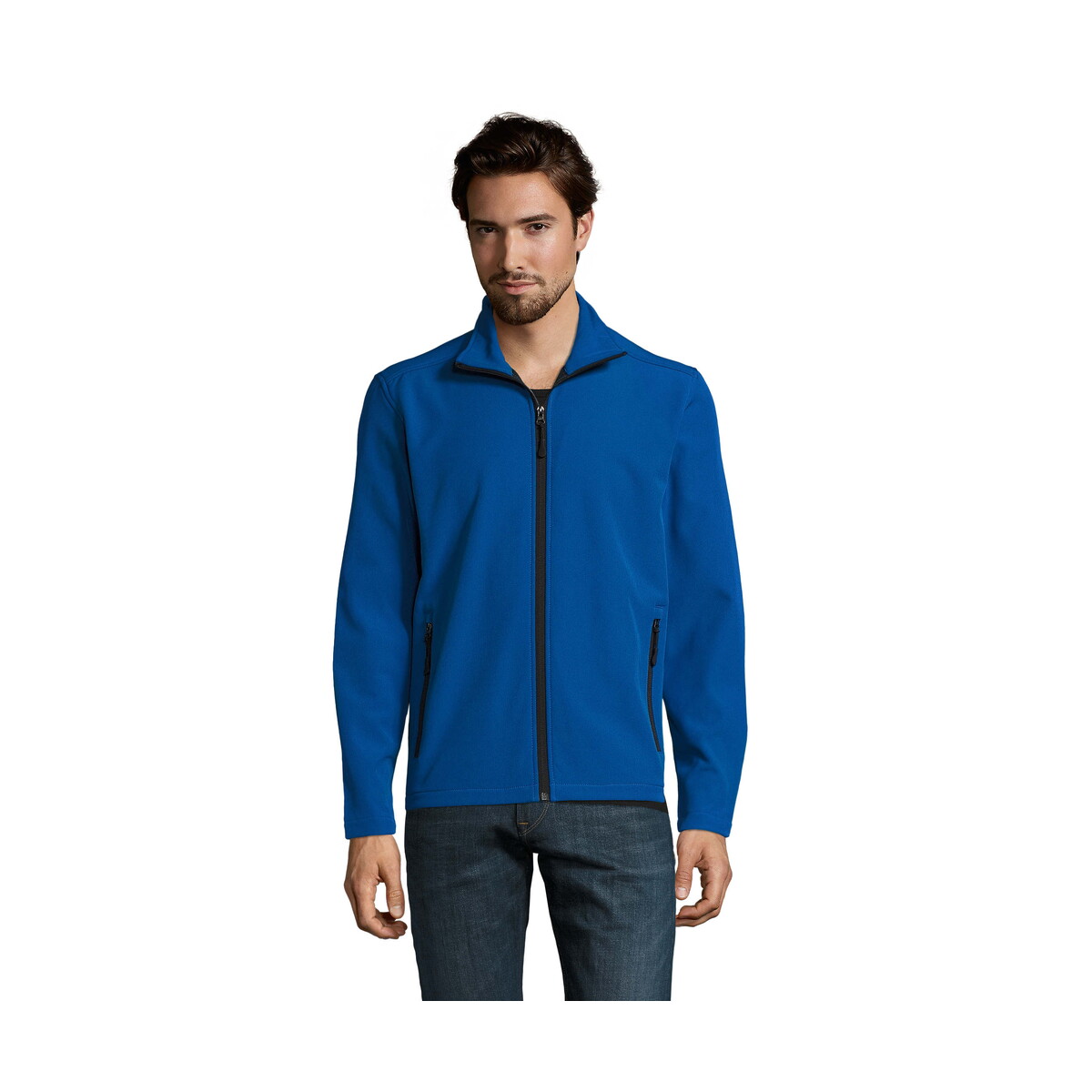 Kurtki z logo – race męski softshell race men – niebieski – l s01195-rb RACE męski softshell RACE MEN - Niebieski - L s01195-rb