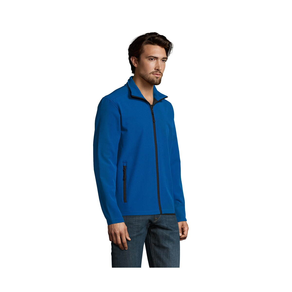 Kurtki z logo – race męski softshell race men – niebieski – xxl s01195-rb-side RACE męski softshell RACE MEN - Niebieski - XXL s01195-rb-side