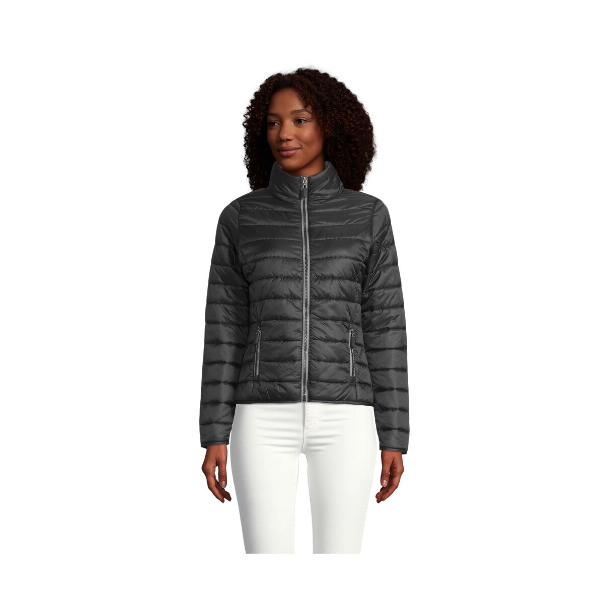Kurtki z logo – ride damska kurtka 180g ride women – czarna – xxl s01170-bk RIDE Damska kurtka 180g RIDE WOMEN - Czarna - XXL s01170-bk