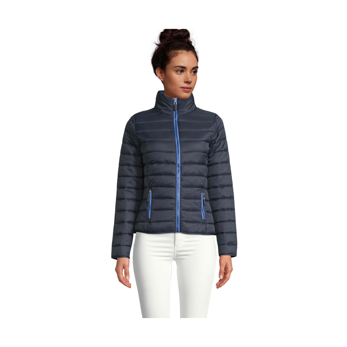 Kurtki z logo – ride damska kurtka 180g ride women – granatowa – xl s01170-ny RIDE Damska kurtka 180g RIDE WOMEN - Granatowa - XL s01170-ny