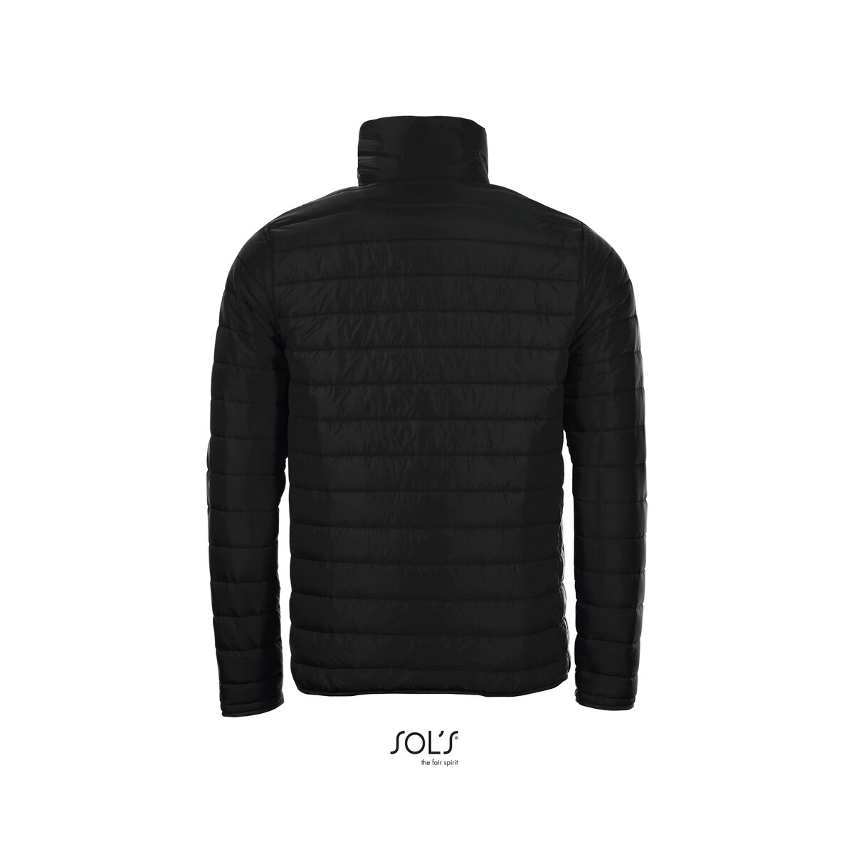 Kurtki z logo – ride męska kurtka 180g ride men – czarna – m s01193-bk-back RIDE Męska kurtka 180g RIDE MEN - Czarna - M s01193-bk-back