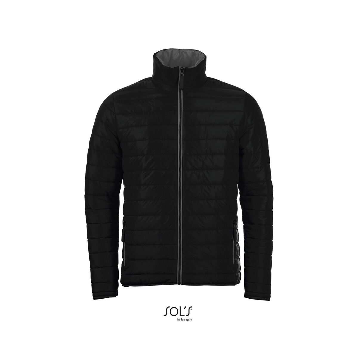Kurtki z logo – ride męska kurtka 180g ride men – czarna – m s01193-bk RIDE Męska kurtka 180g RIDE MEN - Czarna - M s01193-bk