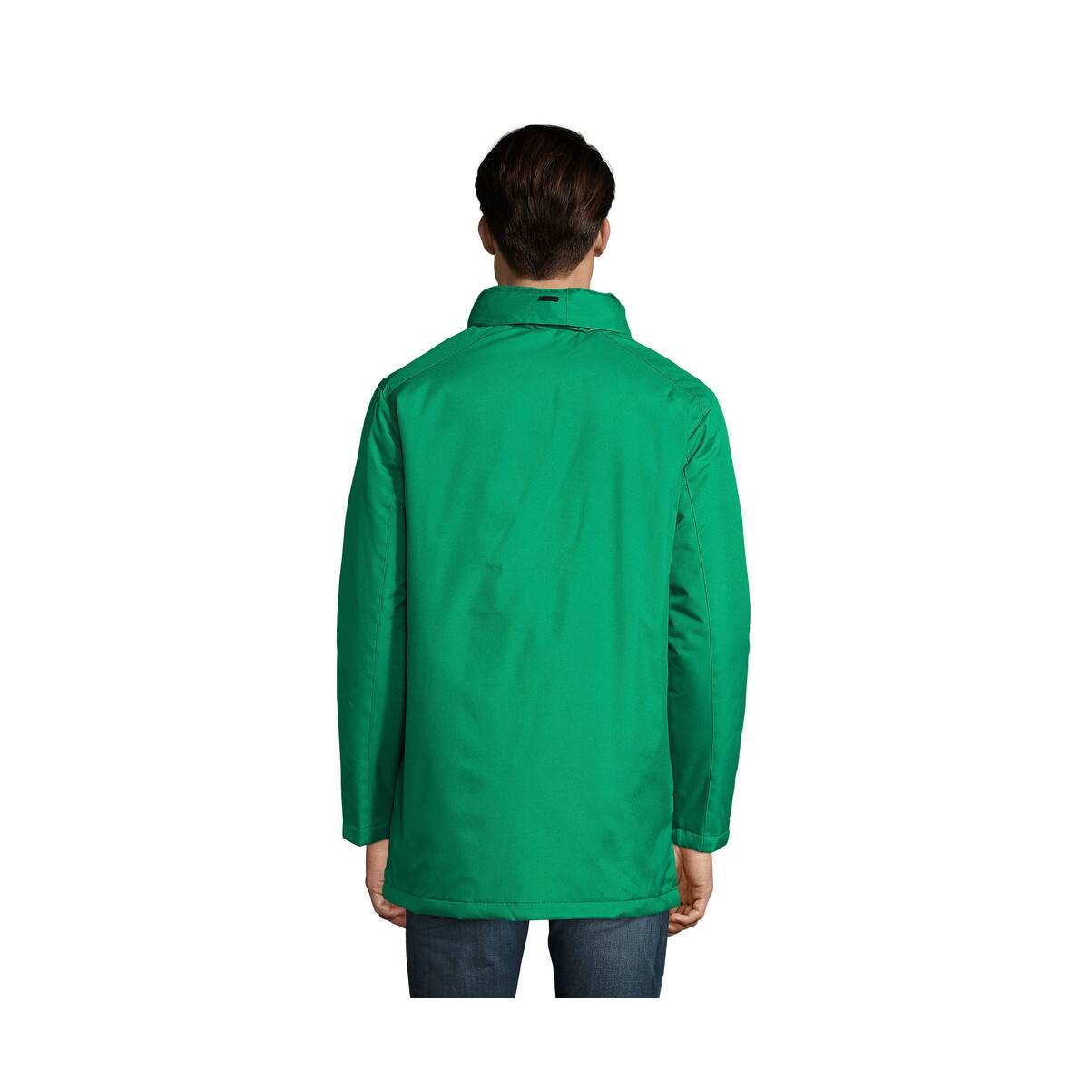 Kurtki z logo – robyn ocieplana kurtka robyn – zielona – xs s02109-kg-back ROBYN OCIEPLANA KURTKA ROBYN - Zielona - XS s02109-kg-back