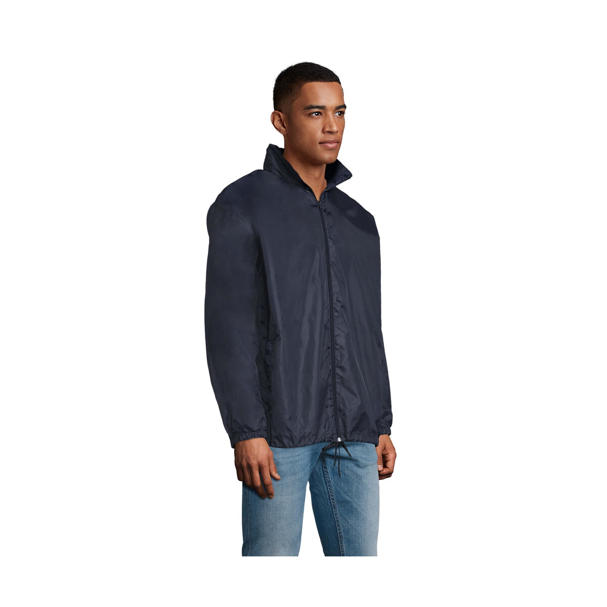 Kurtki z logo – shift uni wiatrówka 210g shift – french navy – xxl s01618-fn-side SHIFT UNI wiatrówka 210g SHIFT - French Navy - XXL s01618-fn-side