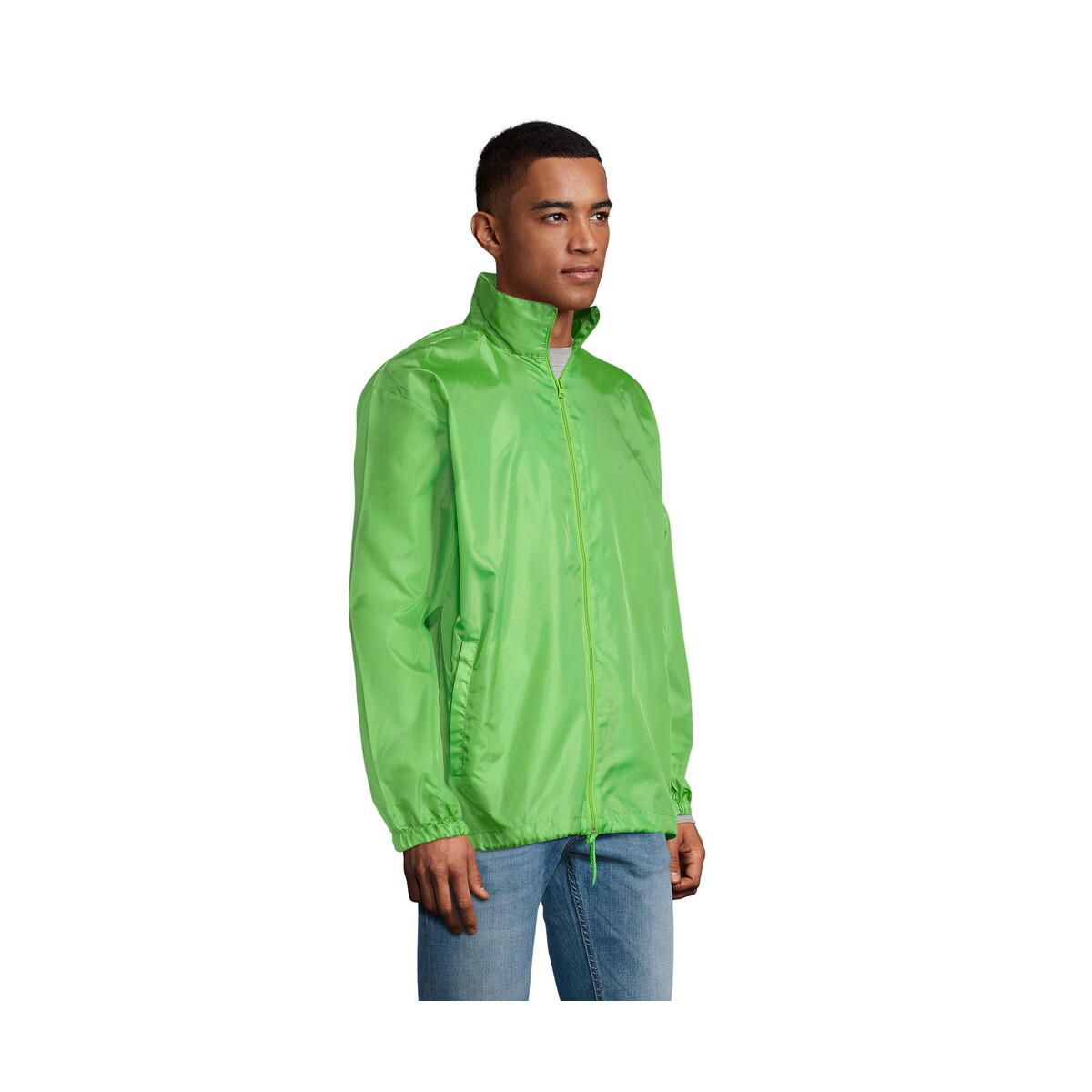 Kurtki z logo – shift uni wiatrówka 210g shift – lime – m s01618-lm-side SHIFT UNI wiatrówka 210g SHIFT - Lime - M s01618-lm-side
