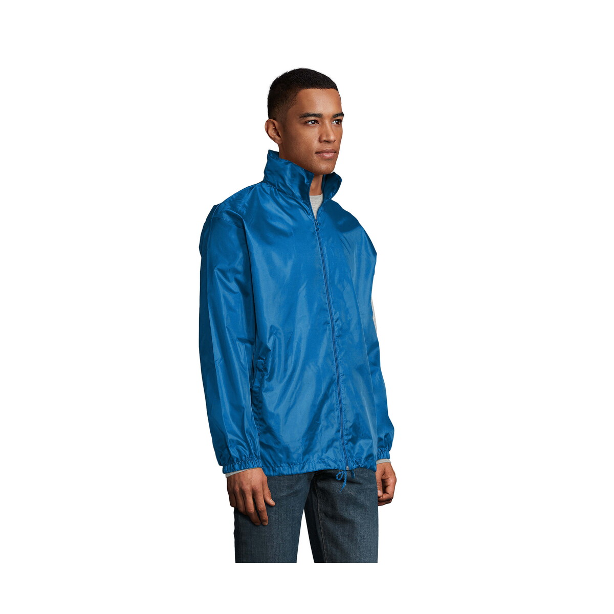 Kurtki z logo – shift uni wiatrówka 210g shift – niebieska – m s01618-rb-side SHIFT UNI wiatrówka 210g SHIFT - Niebieska - M s01618-rb-side