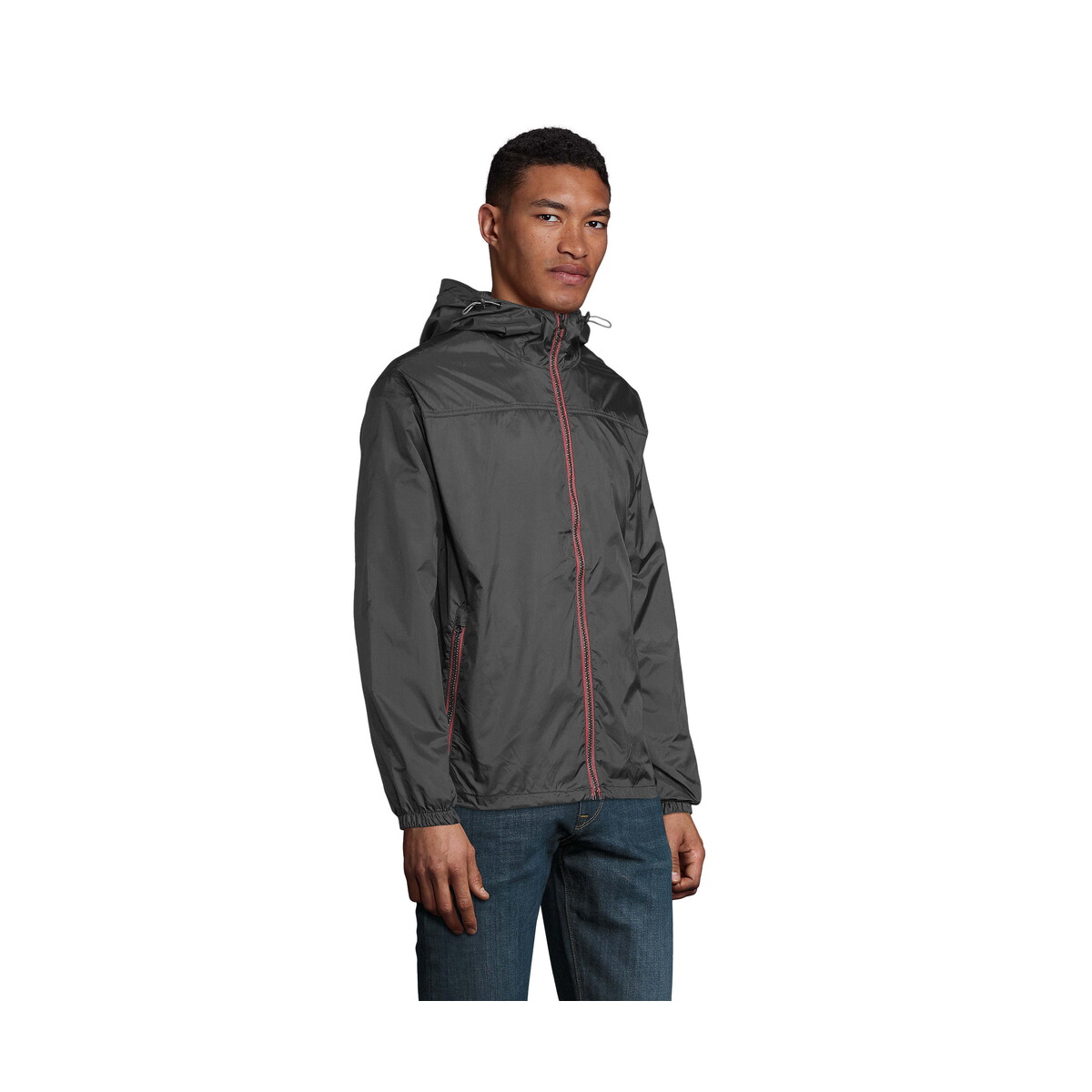 Kurtki z logo – skate lined windbreaker skate – black/dark grey – m s01171-im-side SKATE LINED WINDBREAKER SKATE - Black/Dark Grey - M s01171-im-side