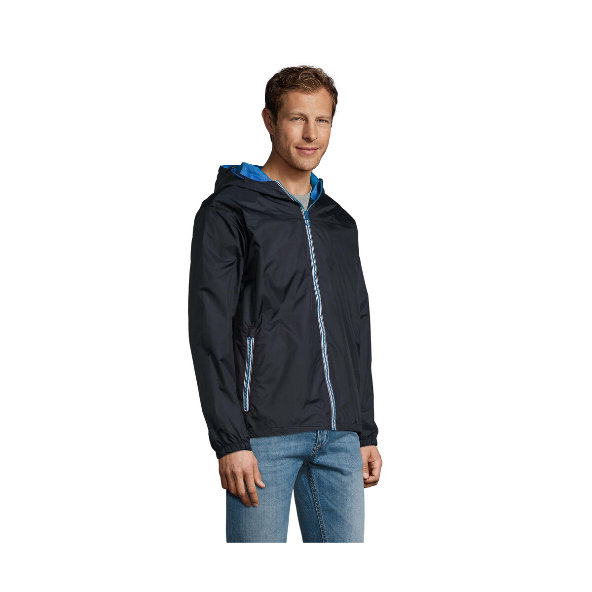 Kurtki z logo – skate lined windbreaker skate – navy/royal – l s01171-gv-side SKATE LINED WINDBREAKER SKATE - Navy/Royal - L s01171-gv-side