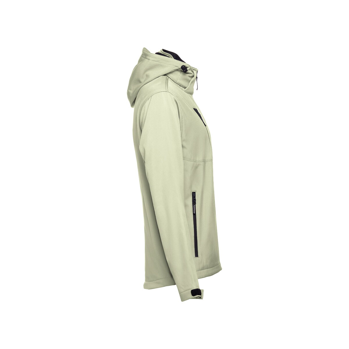 Kurtki z logo – thc zagreb. męska kurtka softshell z poliestru i elastanu – pastelowy zielony 30180_159-c THC ZAGREB. Męska kurtka softshell z poliestru i elastanu - Pastelowy zielony 30180_159-c