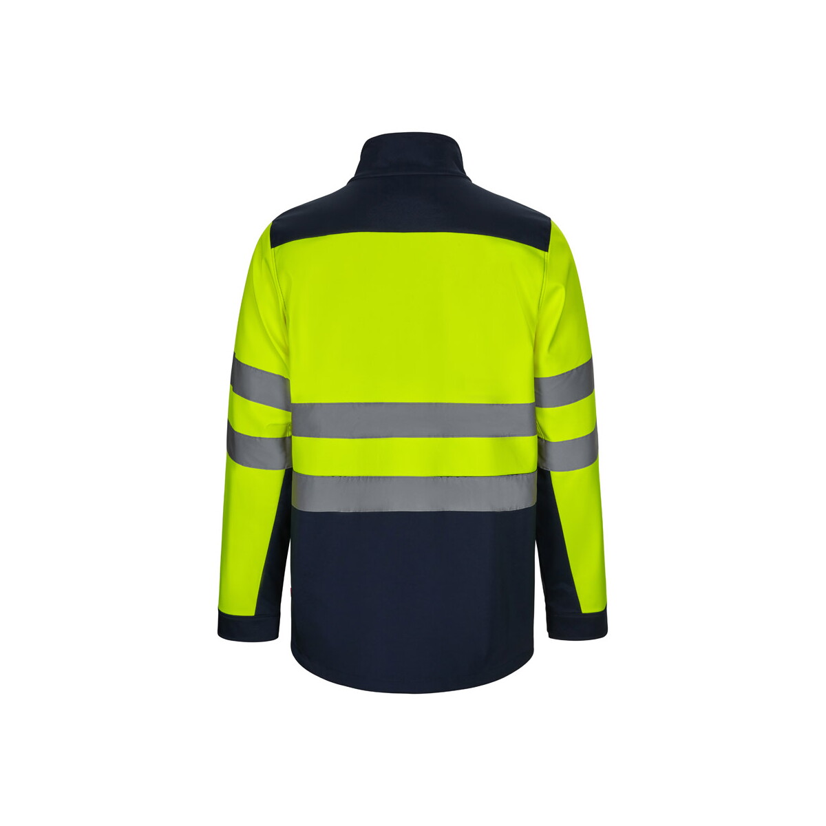 Kurtki z logo – vl hestia. dwukolorowa kurtka soft shell (280 g/m²) z poliestru (96%) i elastanu (4%) – granatowa/żółta 36144_204-b VL HESTIA. Dwukolorowa kurtka soft shell (280 g/m²) z poliestru (96%) i elastanu (4%) - granatowa/żółta 36144_204-b