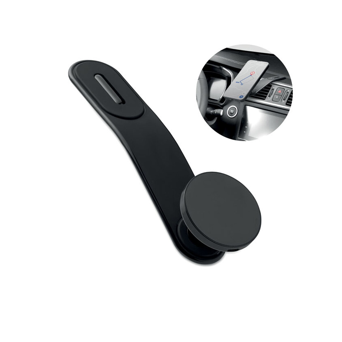 Ładowarki z logo – ładowarka samochodowa 15 w flecar – czarna mo2686-03 Ładowarka samochodowa 15 W FLECAR - czarna mo2686-03