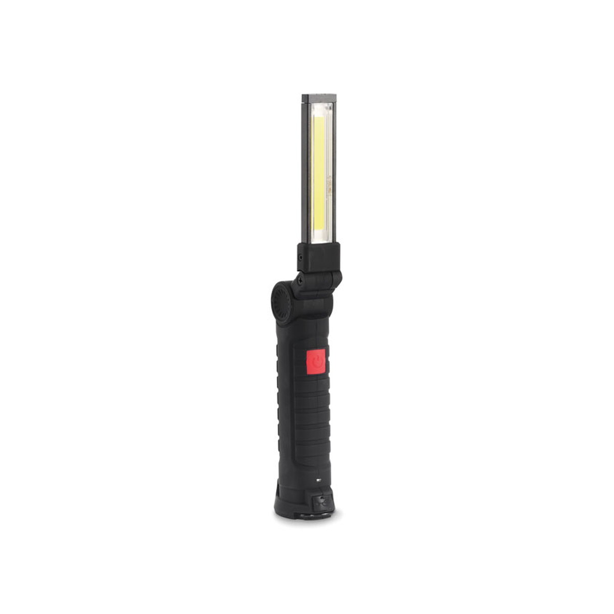 Latarki z logo – akumulatorowa lampa rotate – czarna mo2834-03-side Akumulatorowa lampa ROTATE - czarna mo2834-03-side